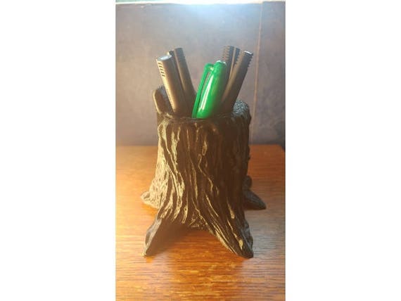 Portamatite per ceppo ad albero / porta matite / portapenne / decorazioni  per la casa / planner / tazza di matita / regalo per ufficio / boho /  albero / Stampato in 3D -  Italia