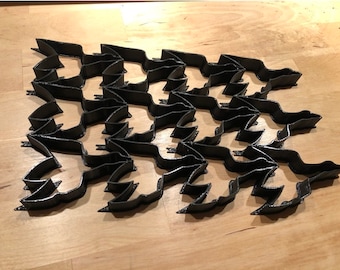 Escher-inspirierter Vogel Cookie Cutter: Sich wiederholendes Muster, 3D gedruckt