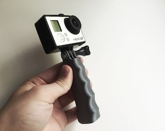 GoPro Handgrip w/ Lanyard / action cam grip / hand grip / camera grip / 3D Printed