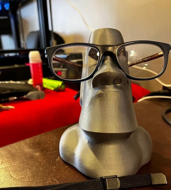 Rapa Nui Eyeglasses Holder, Desk Accessory