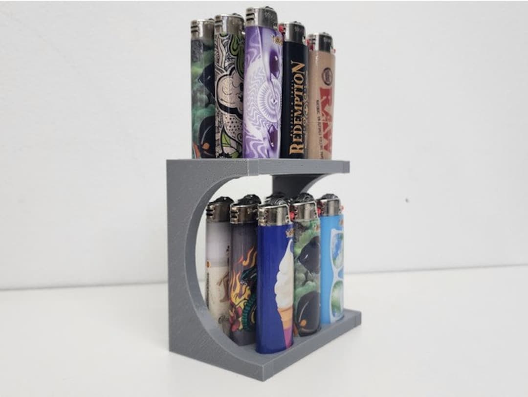 BIC Lighter Display Stand 3x3 Two Tier Rack Etsy
