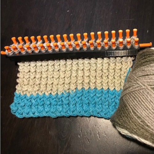 Rectangular Knitting Loom Scarf Rectangle / 3D Printed Etsy