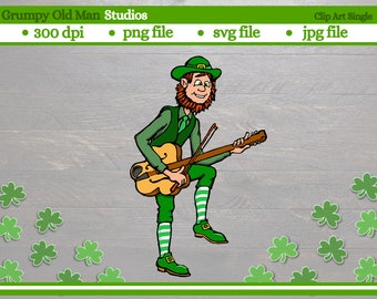 St. Patrick's Day clip art | leprechaun png | shamrock svg | st patrick jpg | eps file