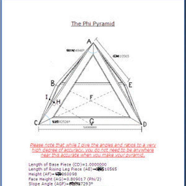 Pyramid Blueprints for the Deluxe Giza, Nubian, and Russian Meditation Pyramids