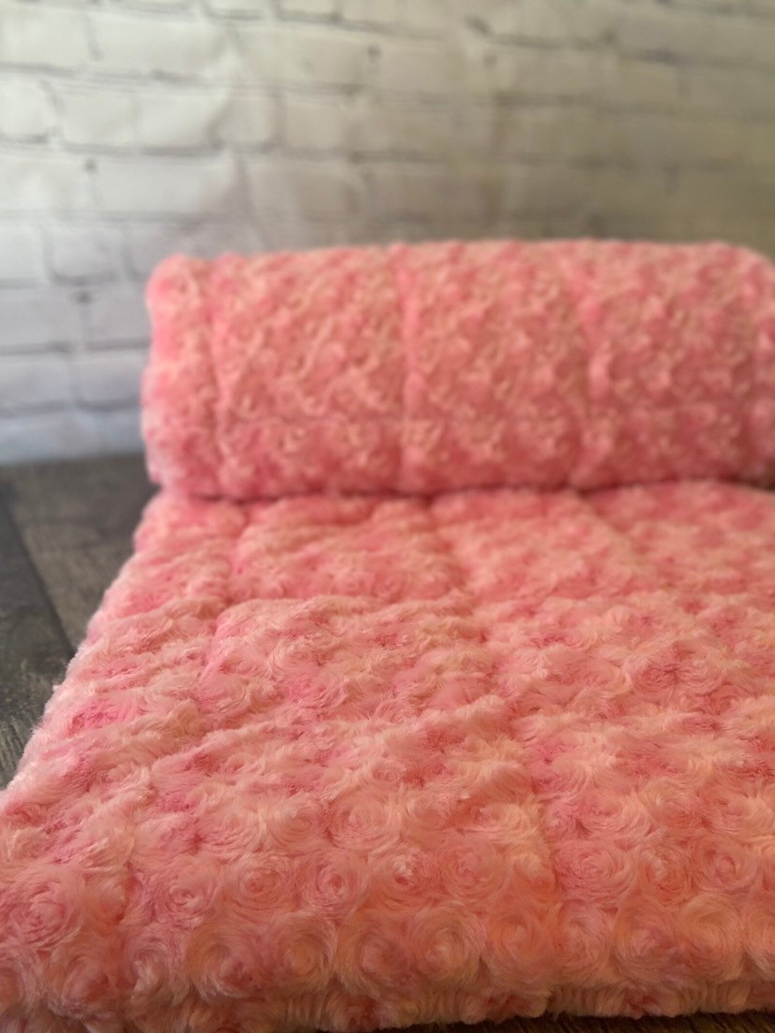 Pink Weighted Blanket Luxe Cuddle Rose Weighted Blanket Etsy