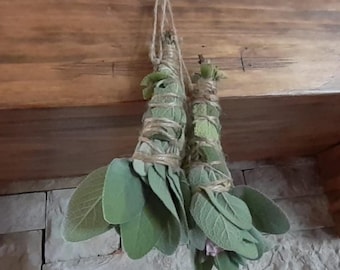 SMUDGE TORCH STICKS - for Shamans Magic Ritual, Exorcism, Healing Spirituals Wicca Pagans Druids Voodoo Yoga Protection