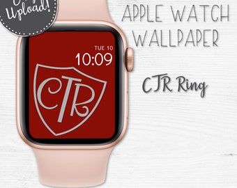 Apple Watch Face CTR Ring LDS Wählen Sie das Richtige Wallpaper Heimkehr Geschenk für Missionar Taufe Geschenk für ihr Geburtstagsgeschenk für Frau