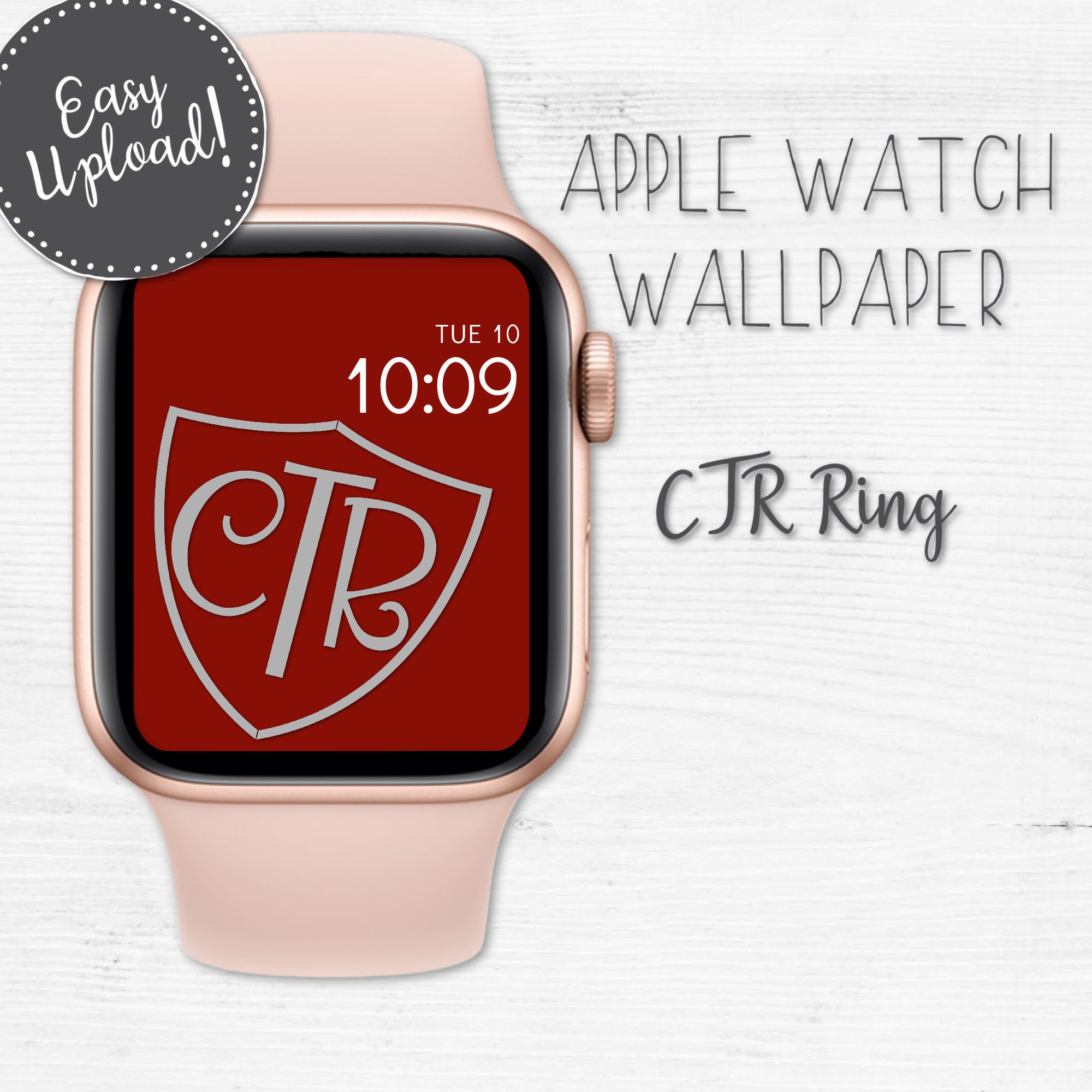 Apple Watch Face CTR Ring LDS Choose the Right Wallpaper - Etsy