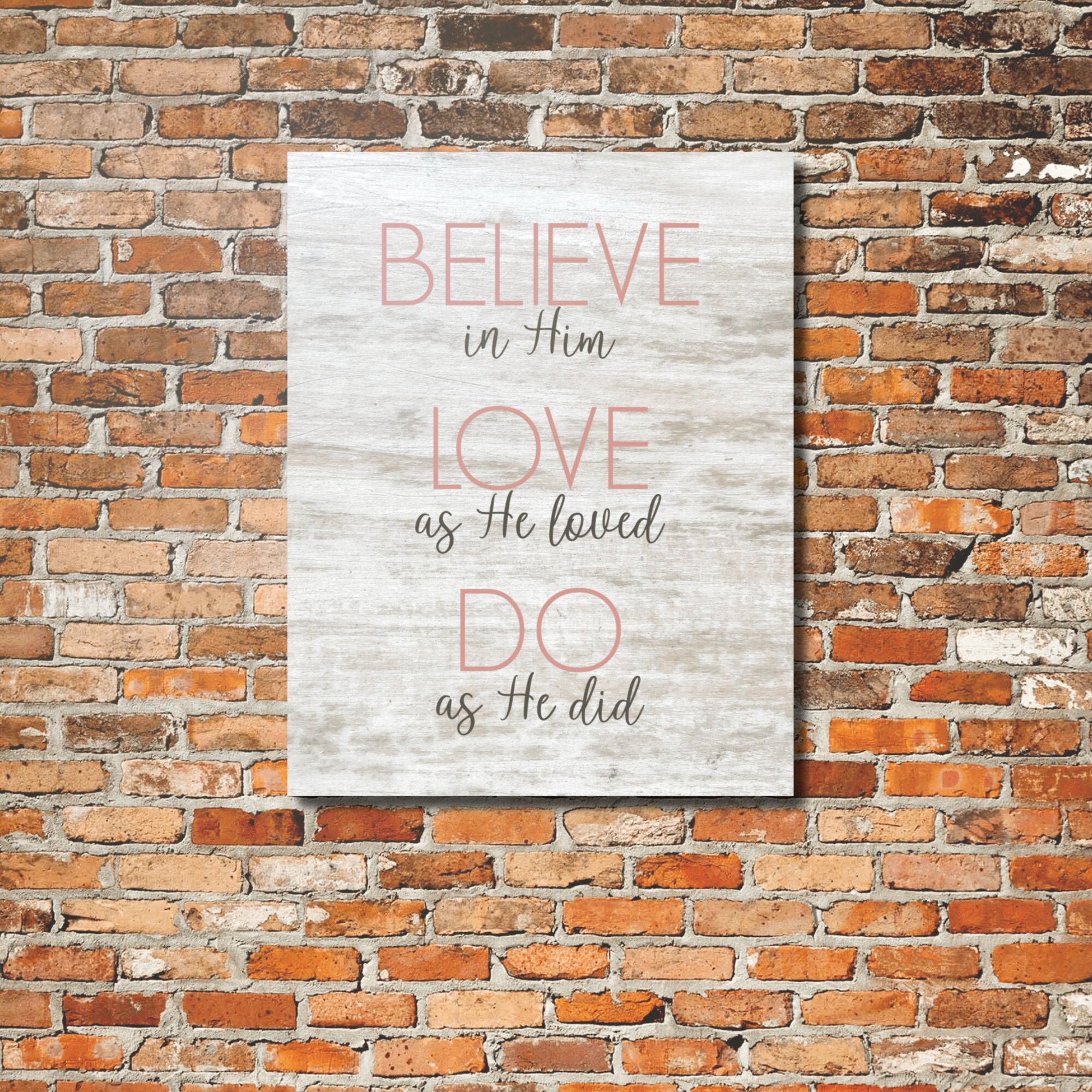 Believe Love Do Uchtdorf Quote LDS Quotes Printable Christ - Etsy