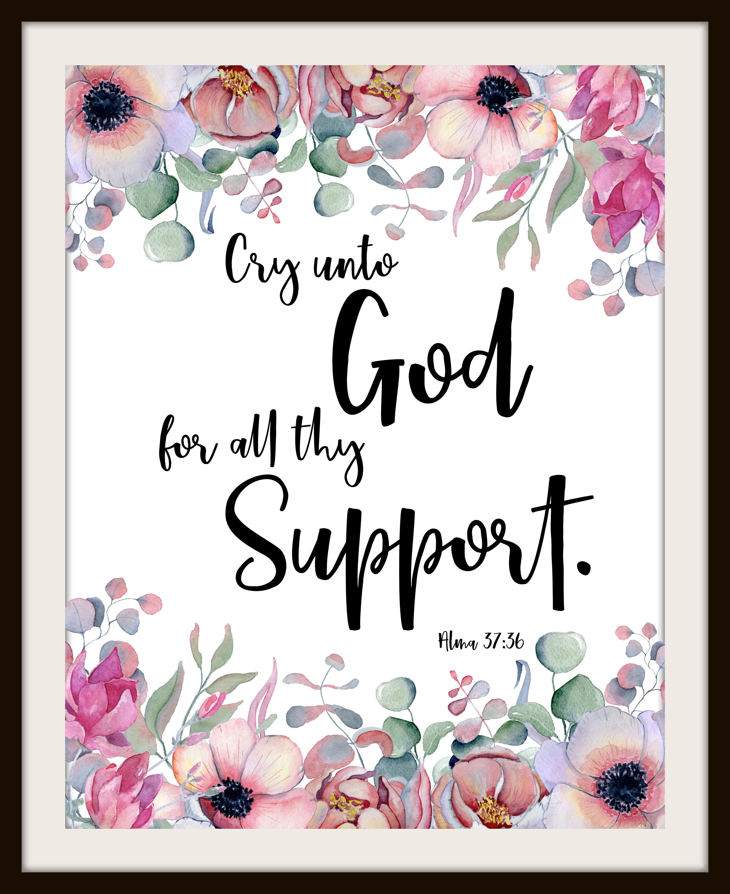 Book of Mormon Art Alma LDS Printables Scripture Wall Art - Etsy