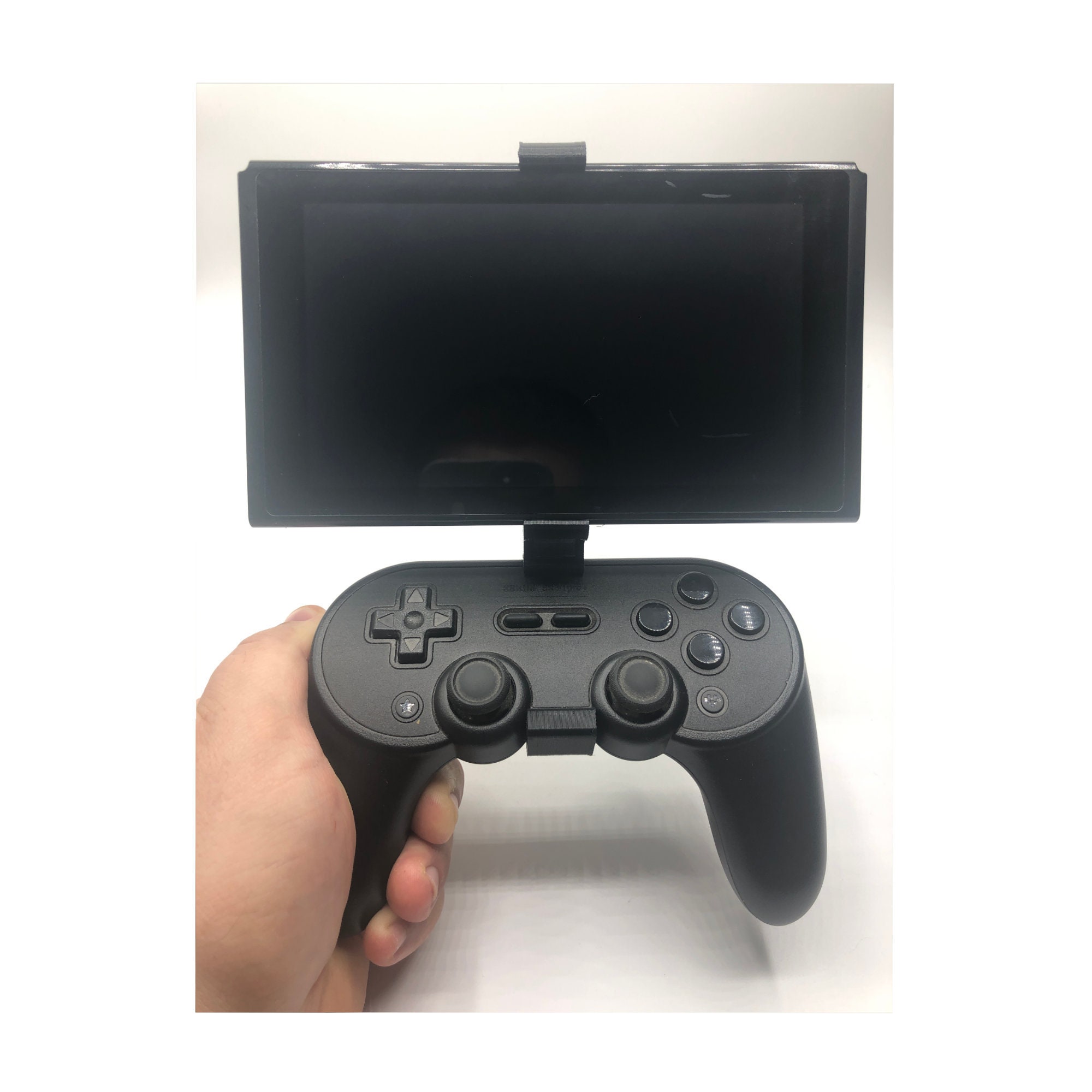 3D Printed Nintendo Switch 8bitdo SN30 Pro Plus Controller Mount Clip /  Switch Controller Mount 