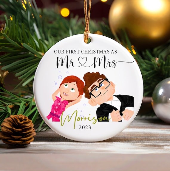 Our First Christmas Married Ornament 1st Christmas as Mr and Mrs