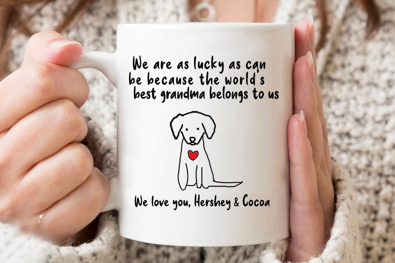 Dog Grandma Gift Gift for Grandma Grandparents Birthday Etsy