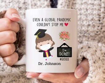 Custom Graduation gift, New Doctor Cup, PhD Student Gift, Doctorate Mug, PhD Survivor funny coffee mug,Medical school gift,dr gift