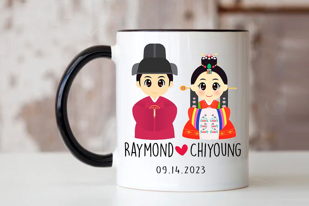 Korean Couple Wedding Gift, Korean Wedding Keepsake, Unique Wedding