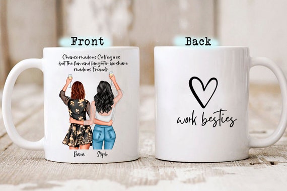 Thank you for being my BEST FRIEND Mug Besties Gift Idea Mates coffee cup 55 