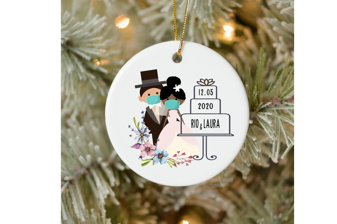 Newlyweds Christmas Ornament