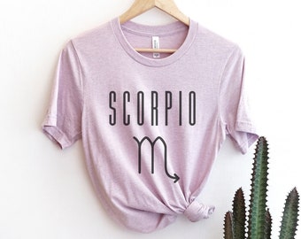 Scorpio Shirt, Scorpio Gifts, Scorpio birthday gift, Zodiac T-shirt, Horoscope Tee, Astrology Shirts, Scorpio AF, Scorpio Gift, Scorpio Girl