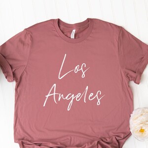 Los Angeles Shirt, LA Tshirt, Los Angeles City Gift, California Shirts, I love Los Angeles, Californian Women Beach Shirt, West Coast Gifts