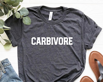 Carbivore Shirt, Funny Workout shirt, Carbs T-Shirt, Funny Gym Shirt, Gym Gift, Workout gifts for women, Workout Top, Funny Diet tshirts