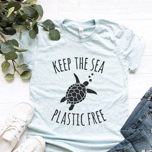 Save The Ocean Keep The Sea Plastic Free Turtle Lover Tshirt Save The Ocean Keep The Sea Plastic Free Turtle Lover Tshirt