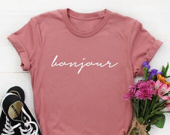 Camiseta Bonjour, Camiseta Hello, Camiseta Bonjour, Camiseta França, Camiseta Francesa, Camiseta Paris Chic, Camisetas Feministas, Camiseta feminina com estampa, camiseta parisiense