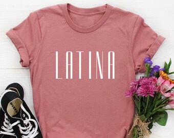 Camiseta Latina, Poder Latino, Camiseta de Inmigración, Orgullo Latino, Latina AF, Latina Educada, Latina Feminista, Camisetas Latinas, Camisetas Españolas para Mujeres