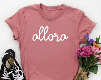 Allora Shirt, Italy Shirt for women, Italian Shirt, Italy Travel Gifts, Funny Italian Shirts Women, Italian Teacher Gift, Italy wedding gift