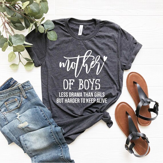 mom of boys shirt