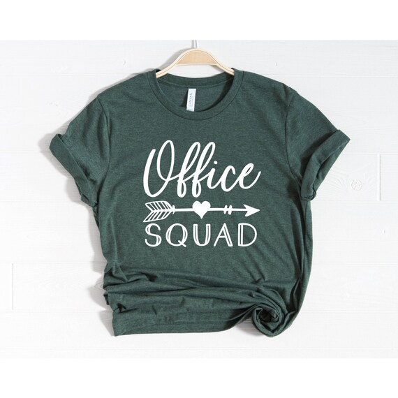 Office Squad Shirt Office Staff Shirts Coworker Gift School Etsy