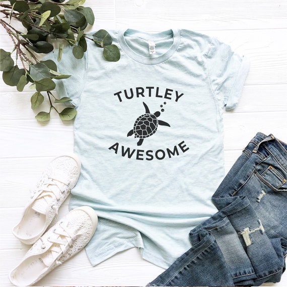 Funny Shirt Turtley Awesome Tortoise Turtle Shirt Animal Pun Funny Shirt Turtley Awesome Tortoise Turtle Shirt Animal Pun