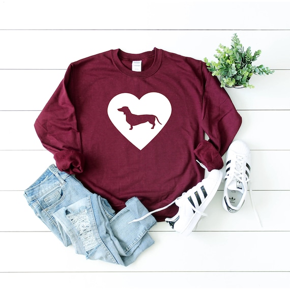 Dachshund Hearts Sweatshirt Dachshund Hearts Sweatshirt