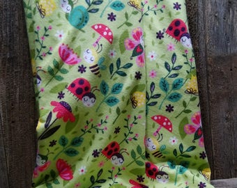 Ladybug /Snail/Flower Flannel Blanket