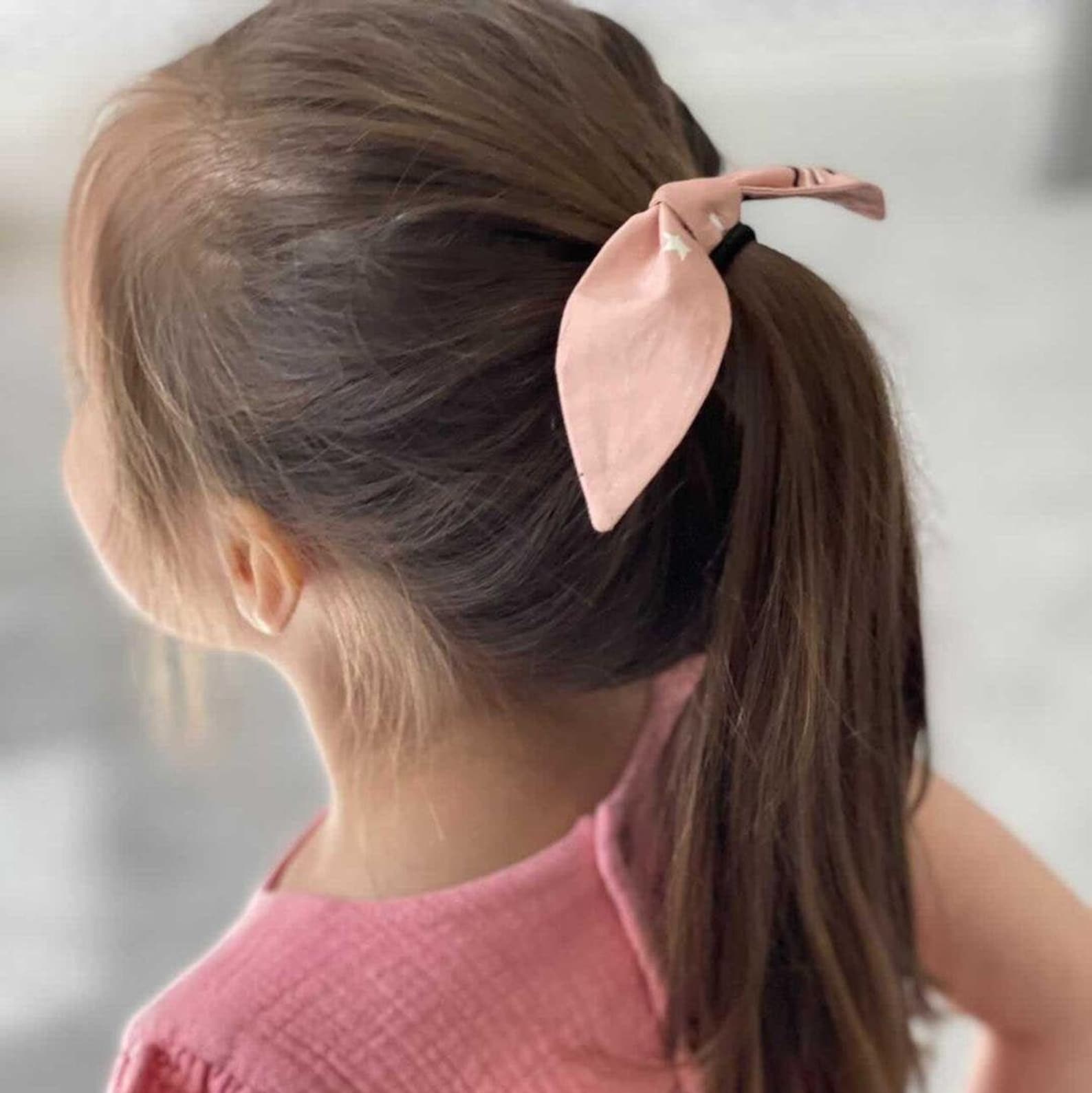 Hair Bobble With Bow Hair Ties Hair Bobble Bunny Bows Hair - Etsy UK
