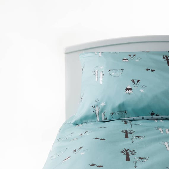 woodland cot bed sheets