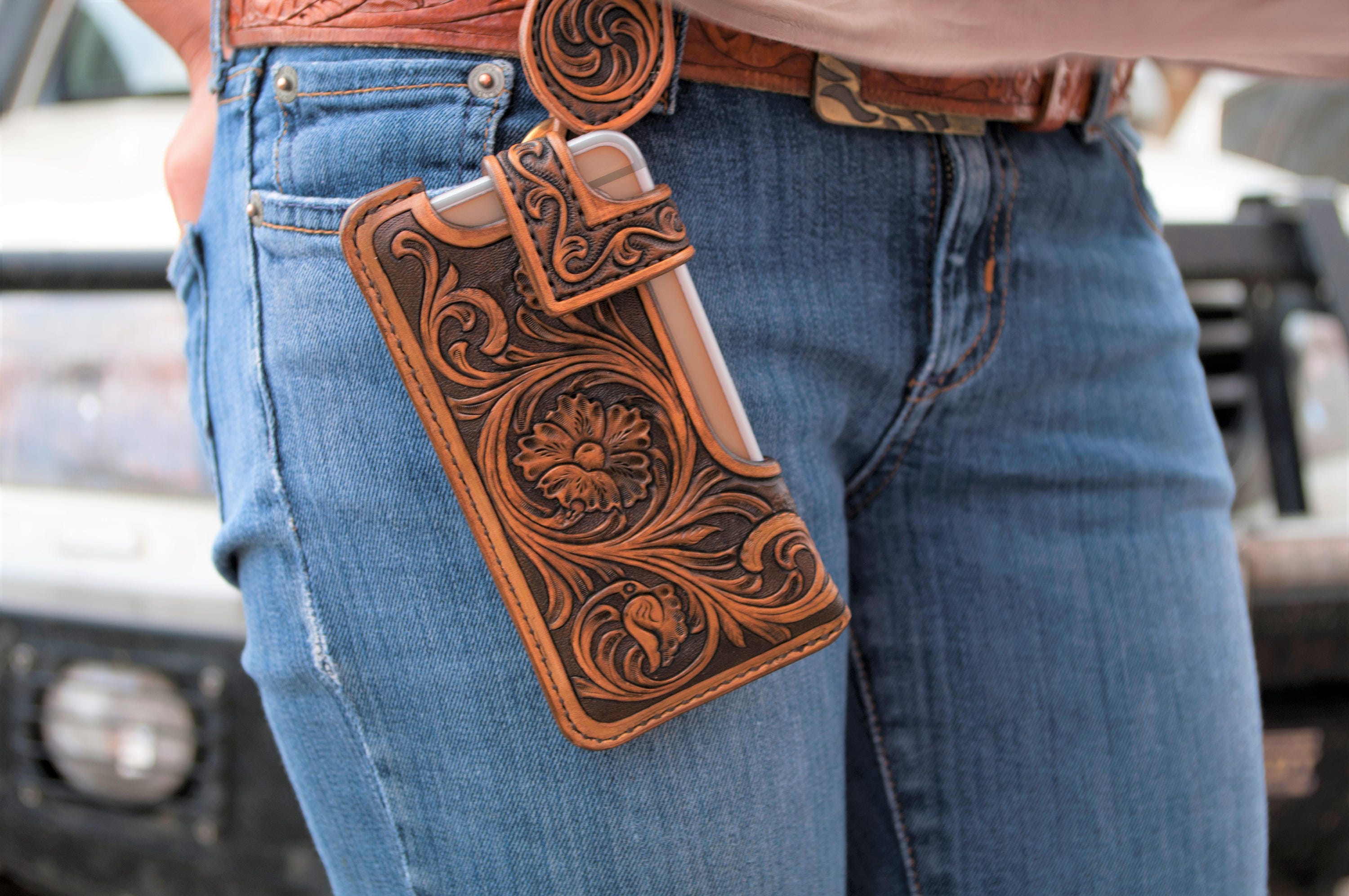 western phone holster
