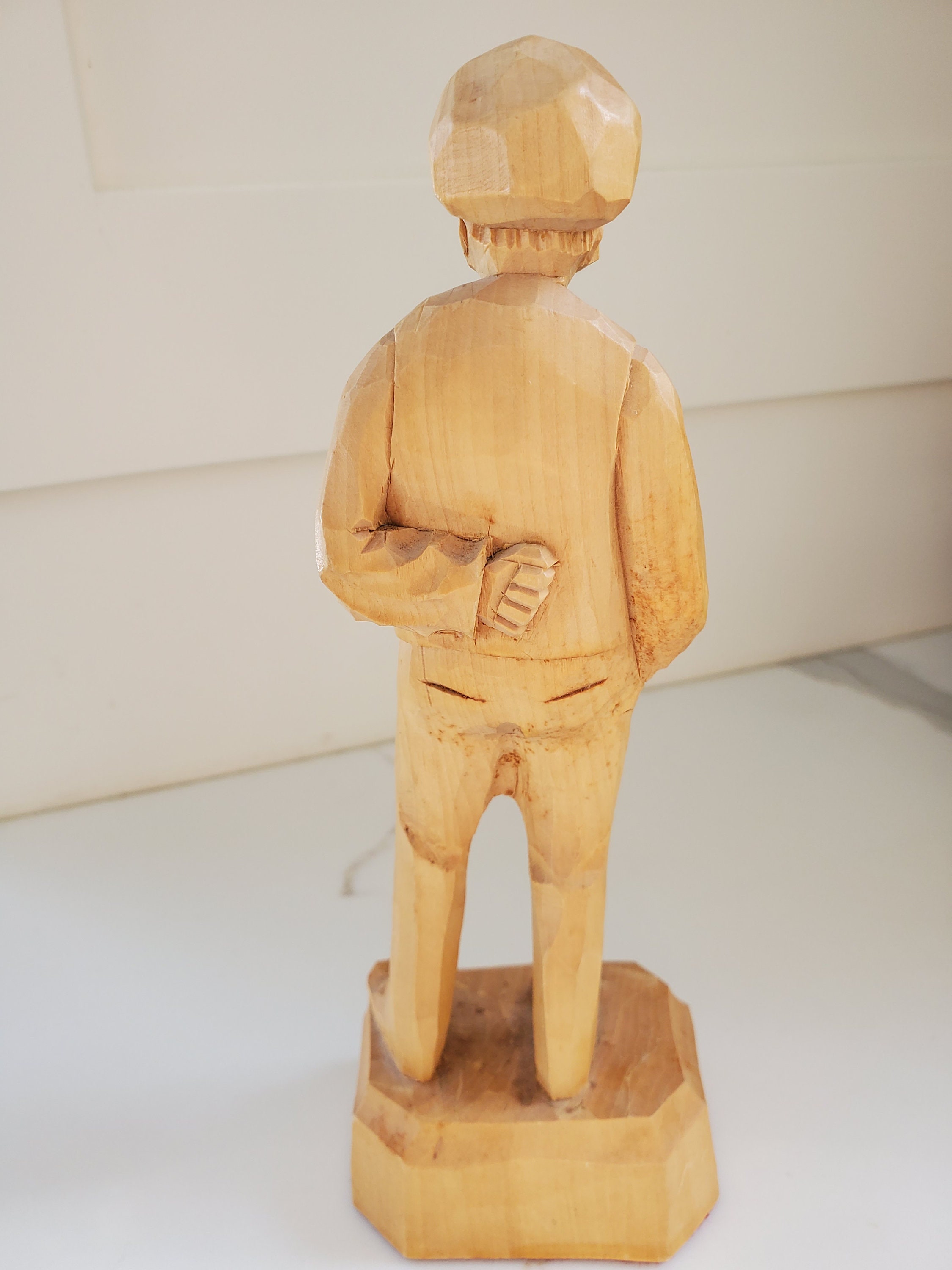 Caron wood carving Quebec vintage Etsy