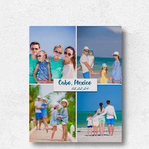 Custom Photo Collage Metal Print: Personalized Aluminum Wall Art