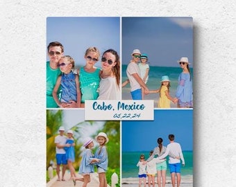 Custom Photo Collage Metal Print: Personalized Aluminum Wall Art