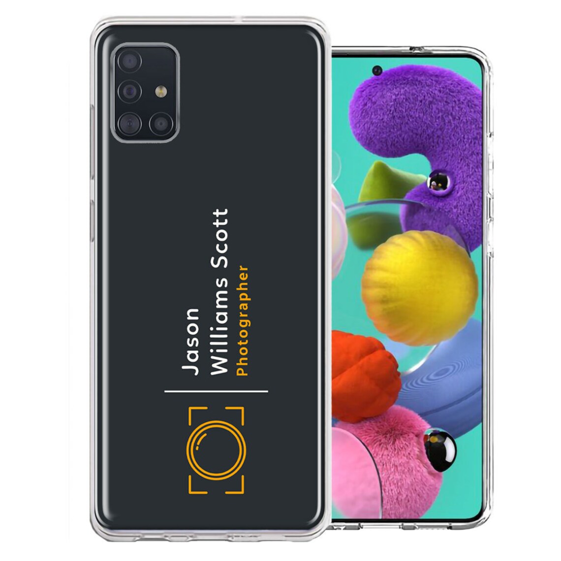 Custom Phone Case Business Logo Case for Samsung Galaxy A01 Etsy