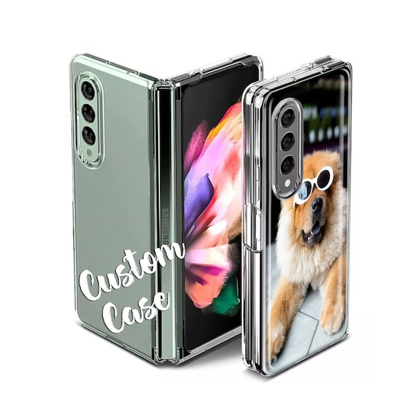 Coque Photo Personnalisée Personnalisée Pour Samsung Galaxy Z Fold 4 / Z Flip 4 - Ajoutez Votre Propre Photo / Créez Votre Propre Coque Design