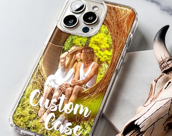 Personalized Custom Picture Photo Image Case Cover For Apple iPhone 15 Pro /  14 / 14 Plus / 13 Pro Max  / 12/ 11 Pro / Xs / XR / 8 Plus/ SE