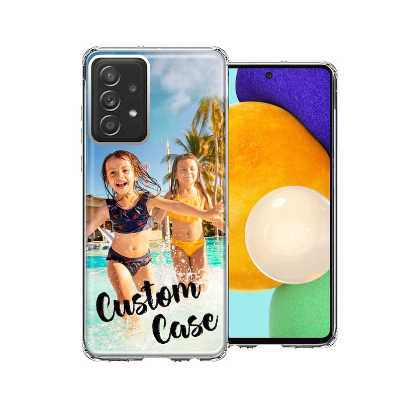 Personalized Phone Case for Galaxy A03s/ A02s / A12 / A32 / A53 / A52 / A42 / A72 / A11 / A20 / A21 / A51 / A01 - Custom Photo Picture Cover 