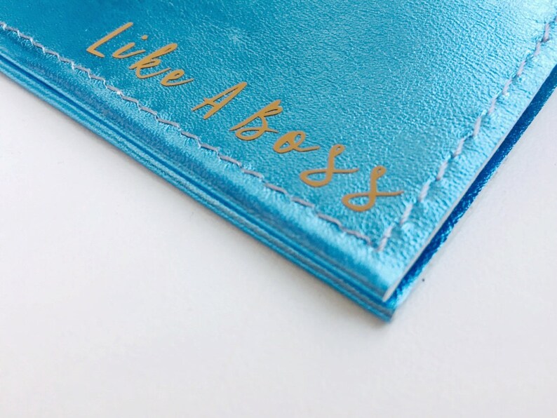 Personalized Leather Card Case Leather Card Holder Leather Mini Wallet Leather Wallet Woman