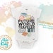 Kirsten Edling reviewed Custom Pregnancy Announcement Future World Traveler baby Onesie® bodysuit Shower Gift Traveller Baby Unisex One-pc Cute Baby Clothes Newborn
