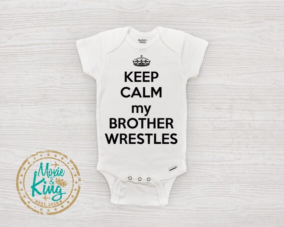 baby wrestling onesie