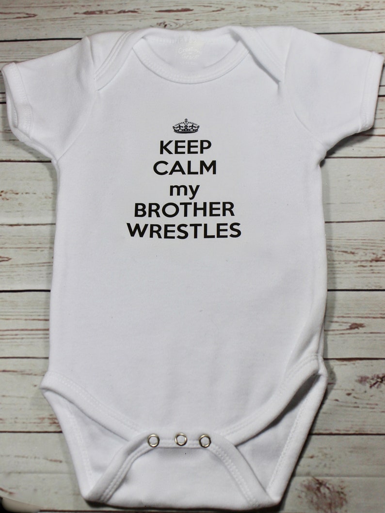 Keep Calm Wrestling Onesie® Keep Calm Onepc Unisex Onesie® Etsy