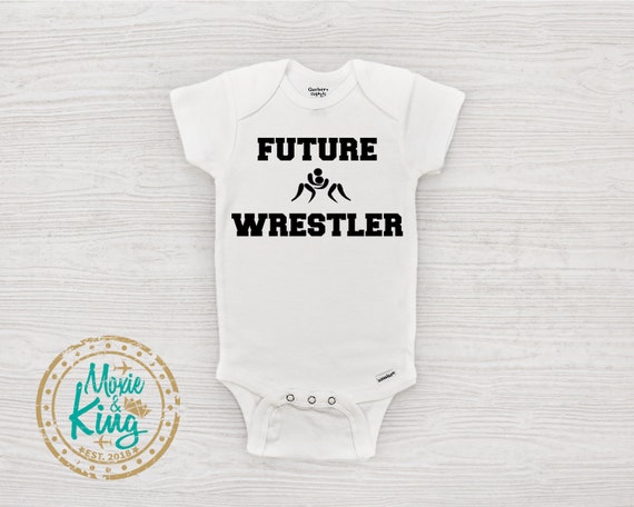 WWE Wrestling Stone Cold Baby One Piece /"Future Wrestler/" Bodysuit