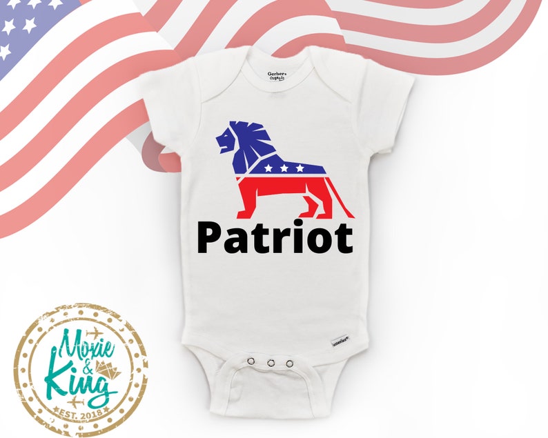 Trump Patriot Onesie® Trump Baby Onesie®Trump Baby Unisex image 0