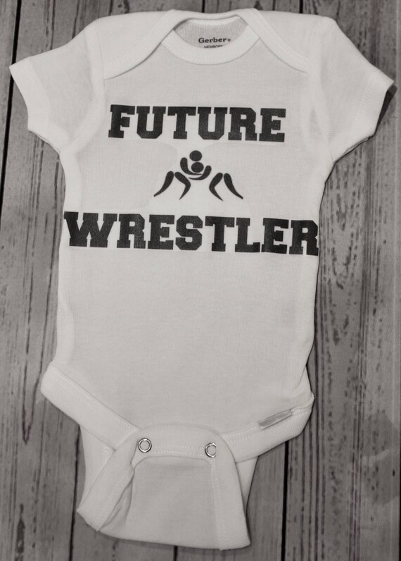 WWE Wrestling Stone Cold Baby One Piece /"Future Wrestler/" Bodysuit